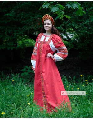 Folk dance dress ''Khorovod''  Russian clothing, Russian dress, Russian  traditional clothing