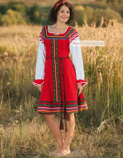 Russian fancy dress ''Darya'' - folk Russian clothing | RusClothing.com